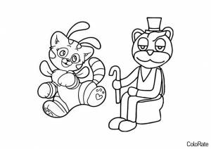 Раскраска Игрушки Playtime Co