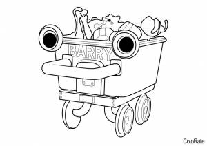 Раскраска Барри