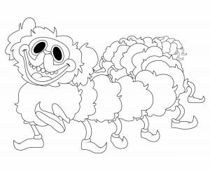 DataLife Engine > Версия для печати > Раскраски собака гусеница