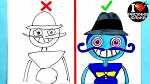 How to draw Daddy Long Legs do vs don't