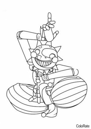 Раскраска Веселый Сандроп