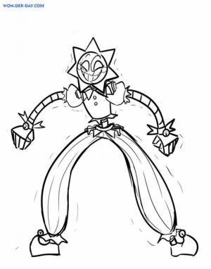 Раскраска Сандроп в полный рост