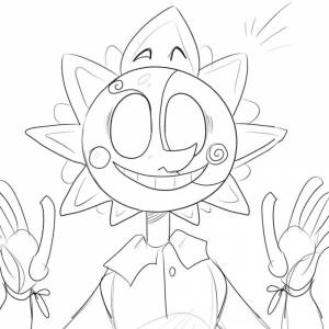 Раскраска Забавный Сандроп