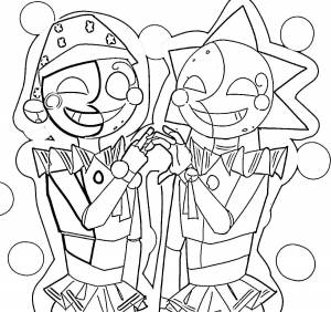 Раскраски Мундроп и сандроп