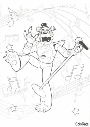 Раскраски из игры ФНАФ