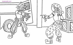 Сандроп раскраска