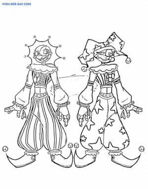 Раскраска Сандроп и Мундроп