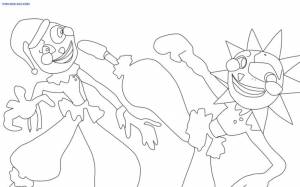 Раскраска Раскраска Сандроп и Мундроп