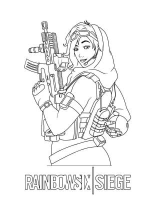 Раскраски Rainbow Six
