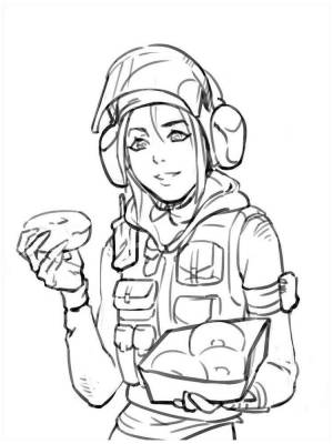 Раскраски Rainbow Six