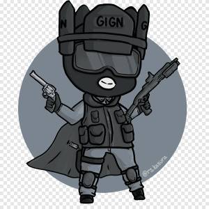 Tom Clancy's Rainbow Six Siege Рисование Чиби Футболка Арт, Чиби, png