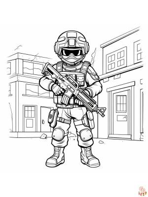 Раскраски SWAT для печати  для детей и взрослых