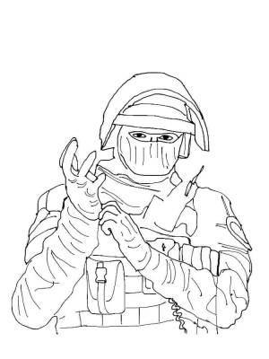 Раскраски Rainbow Six