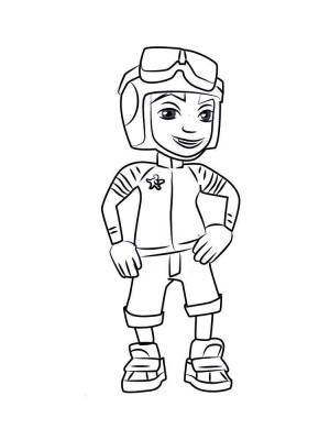 Раскраски Subway Surfers