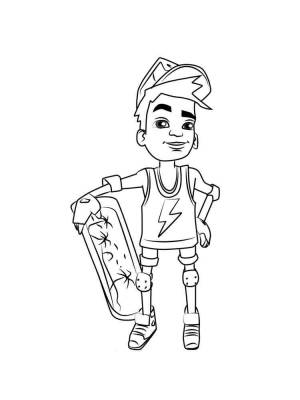 Раскраски Subway Surfers