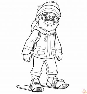 Раскраски Subway Surfers для печати  для детей и взрослых