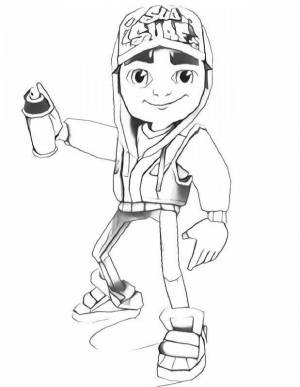 Раскраски Subway surfers