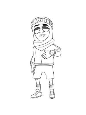Раскраски Subway Surfers