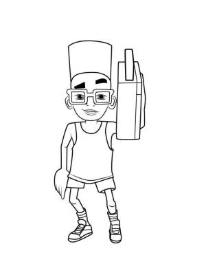 Раскраски Subway surfers