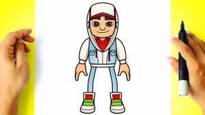 Subway Surfers Drawing Tutorial