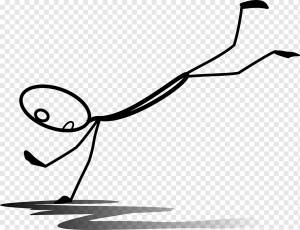 Stickman падающая фигурка Рисунок, падший, Разное, угол, белый png