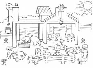 DataLife Engine > Версия для печати > Раскраски фермерские животные