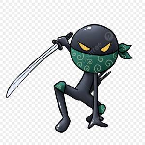 иллюстрация ниндзя Stickman Ai PNG , ниндзя клипарт, крупье, ниндзя PNG картинки и пнг PSD рисунок для й загрузки