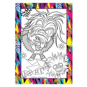 Раскраска «Тролли