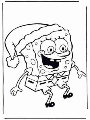 Раскраски рок, Раскраска Спанч боб квадратные штаны рок звезда Спанч Боб