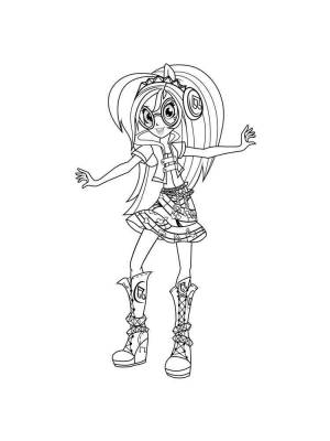 Раскраски Радужный рок