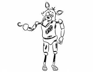 Рокстар фредди раскраска