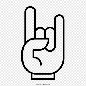 Рисование Рок-музыка Рок-н-ролл Line art, рок-н-ролл, текст, рука, живопись png