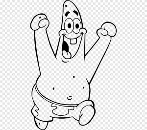 Patrick Star Книжка-раскраска Раскраски Squidward Щупальца Персонаж, Губка Боб квадратные штаны, png