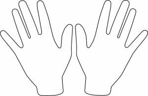 Раскраски Рука
