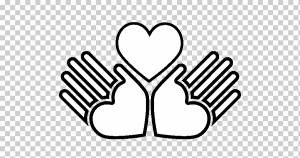 Рисунок Рука Раскраска, рука, любовь, игра, текст png