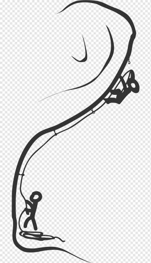 Альпинизм Альпинизм Рисование Line art, скалолазание, Разное, угол, белый png