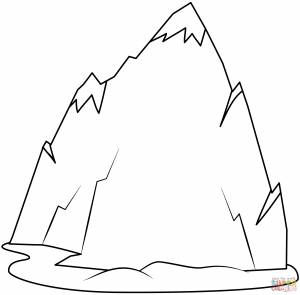 Раскраска гора