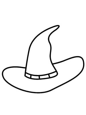 Раскраски Шляпа Ведьмы