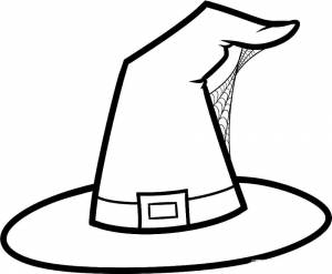 Раскраски Шляпа Ведьмы