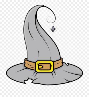 рисунок, Хэллоуин, шляпа ведьмы