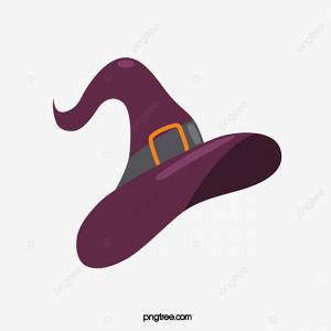 Счастливая шляпа ведьмы хэллоуина PNG , клипарт шляпа ведьмы, Хэллоуин, фестиваль PNG картинки и пнг рисунок для й загрузки