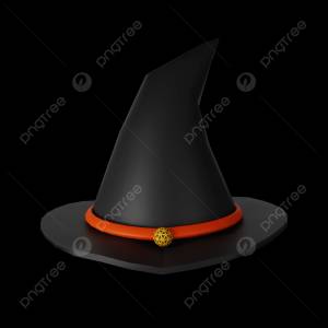 шляпа ведьмы 3d значок для хэллоуина PNG , Хэллоуин 3d, хэллоуин мультфильм, Шляпа ведьмы PNG картинки и пнг PSD рисунок для й загрузки