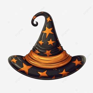 шляпа ведьмы PNG , значок, плоский, дизайн PNG рисунок для й загрузки