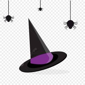 шляпа ведьмы и паук клипарт векторный элемент Png PNG , паук клипарт, хеллоуин ведьмой, празднование хэллоуина PNG картинки и пнг рисунок для й загрузки