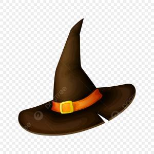 Black Halloween Witch Hat Cute PNG , клипарт шляпа ведьмы, черный, Хэллоуин PNG картинки и пнг PSD рисунок для й загрузки