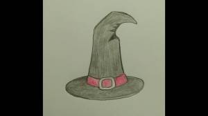 Как нарисовать шляпу ведьмы