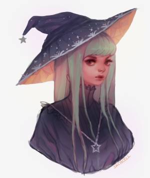 Как нарисовать шапку ведьмы