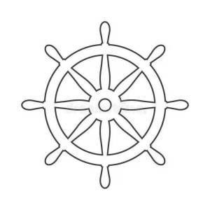 Раскраски морской руль