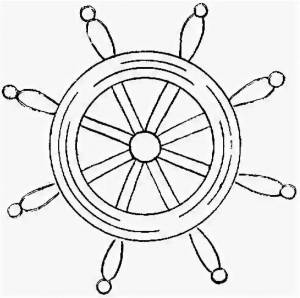 Раскраски морской руль