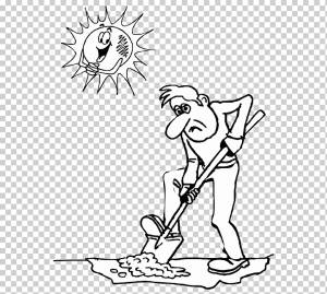 Рисунок Фермер Экскаватор Книжка-раскраска Строитель, экскаватор, белый, ребенок, лицо png